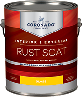 BENJAMIN MOORE PAINT STOP Rust Scat Waterborne Acrylic Enamel is suitable for interior or exterior use. Engineered for metal surfaces, it also adheres to primed masonry, drywall, and wood. It has tenacious adhesion and provides excellent color and gloss retention.boom