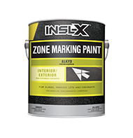 BENJAMIN MOORE PAINT STOP Alkyd Zone Marking Paint is a fast-drying, exterior/interior zone-marking paint designed for use on concrete and asphalt surfaces. It resists abrasion, oils, grease, gasoline, and severe weather.

Alkyd zone marking paint
For exterior use
Designed for use on concrete or asphalt
Resists abrasion, oils, grease, gasoline & severe weatherboom